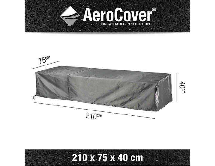 AeroCover Atmungsaktive Schutzhülle für Liegen  210x75x40 cm